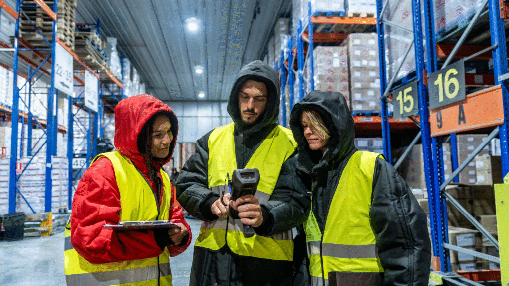 logística de cargas de projeto