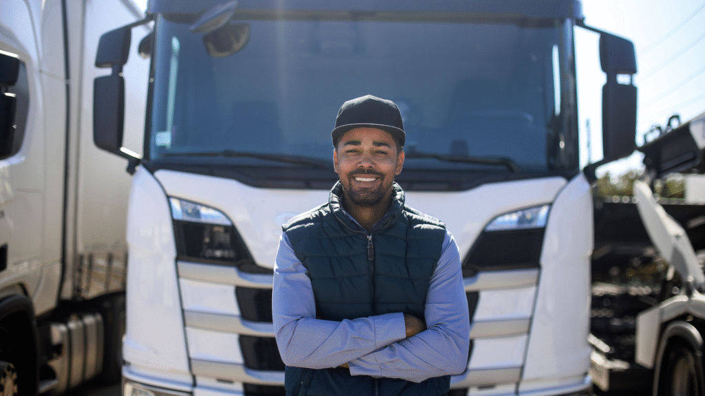 rotina de motorista de caminhão