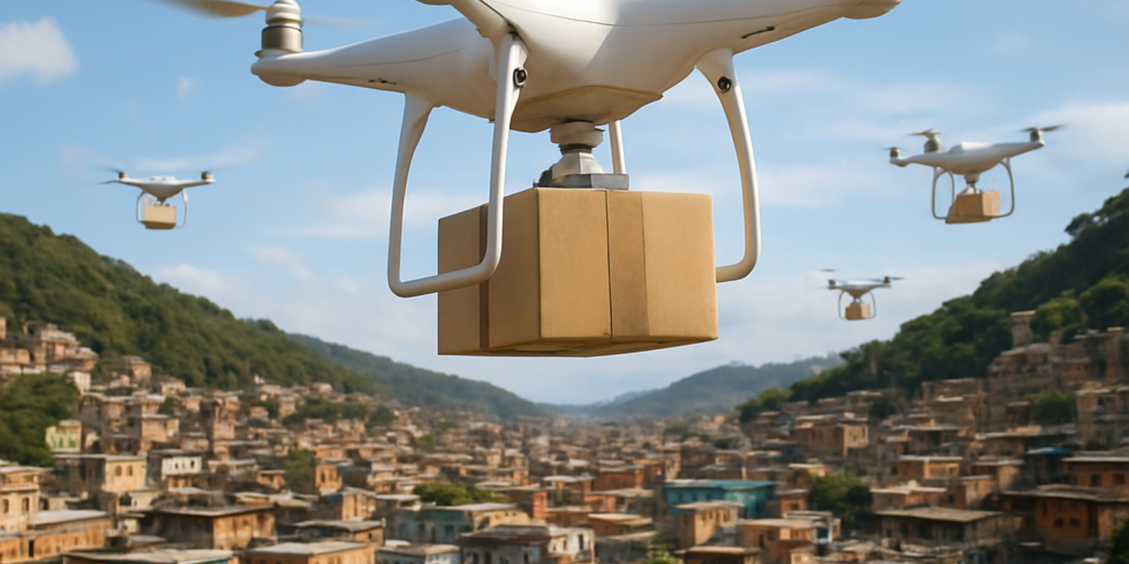 drones entrega Brasil